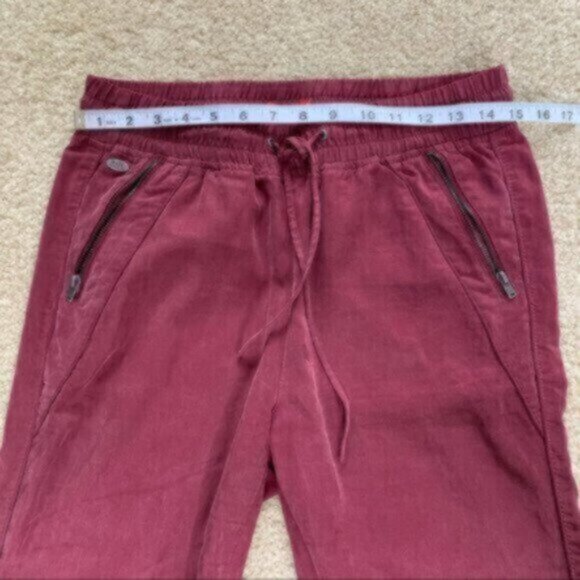 Esprit Burgundy Joggers Drawstring - Picture 8 of 13